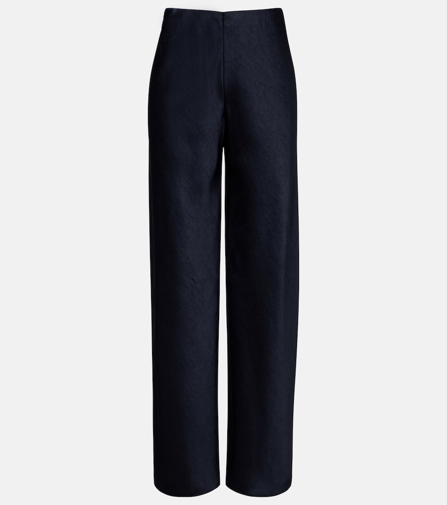 Vince Women's Blue Colette Satin Wide-Leg Pants UK Size 8 - Mytheresa