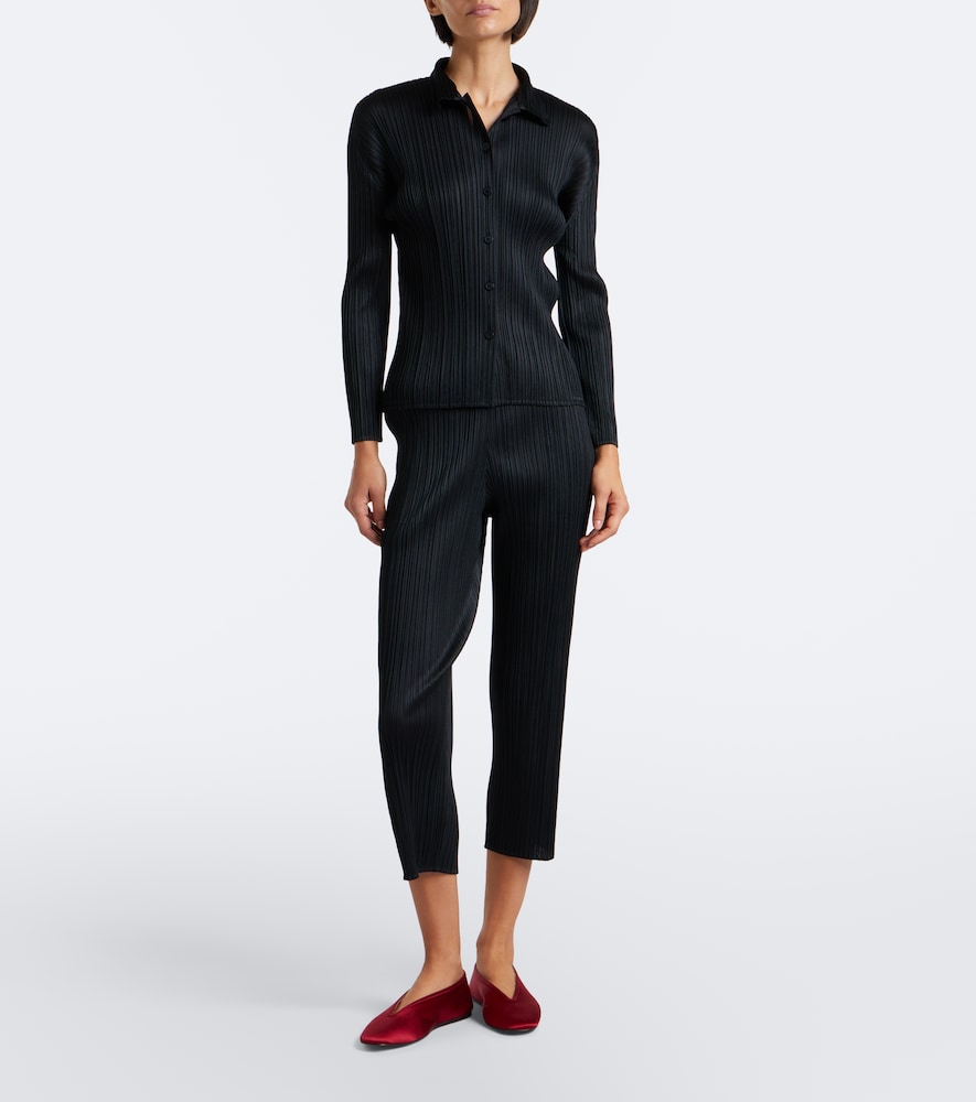 Issey Miyake Basics Pleated Shirt