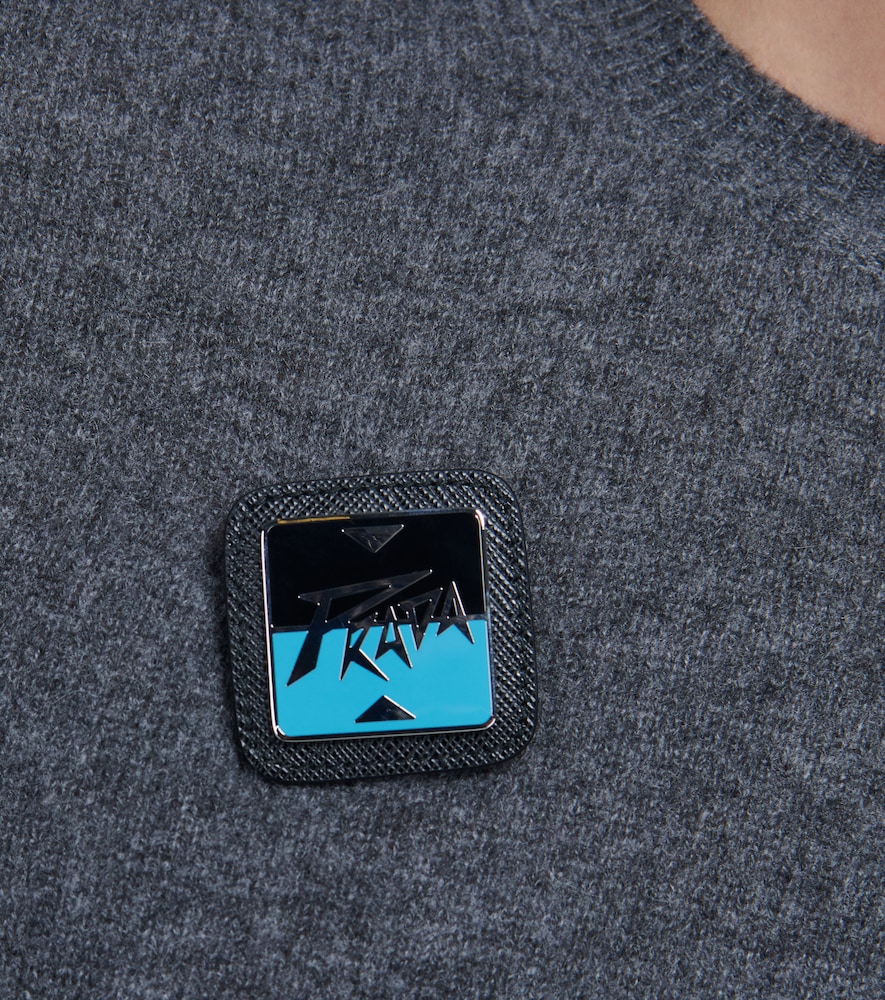  Prada Prada Patch Mit Leder 