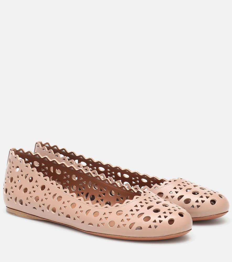 laser cut ballet pumps