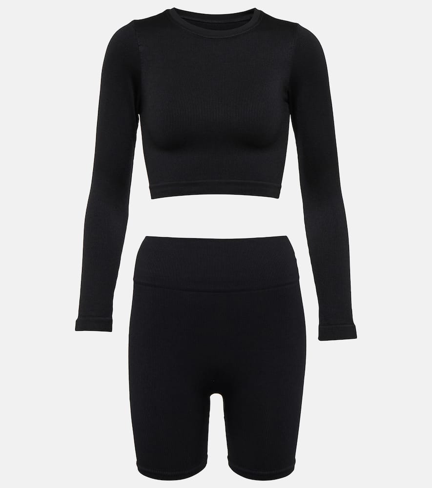 ² Evoke crop top and Composed shorts set