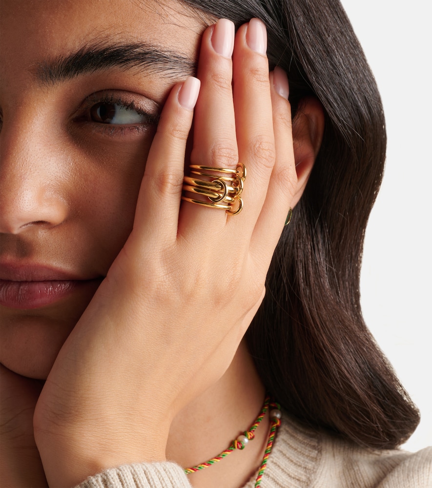 Spinelli Kilcollin Aquarius 18kt gold linked rings