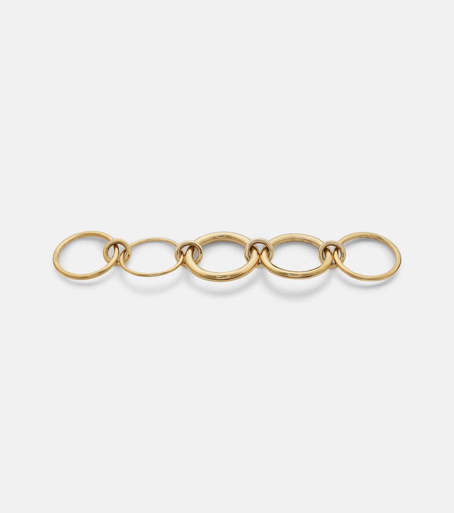 Spinelli Kilcollin Aquarius 18kt Gold Linked Rings In Yg
