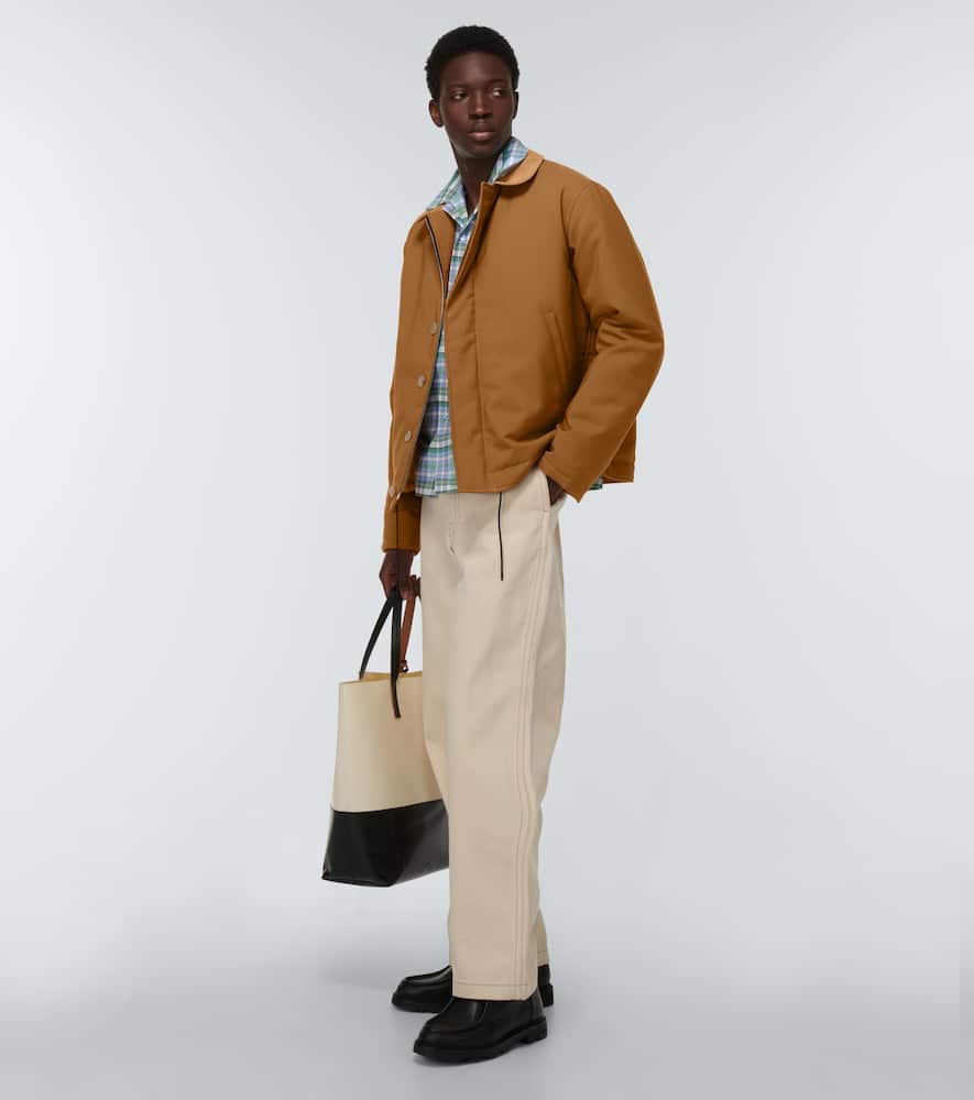 Marni Jacke Aus Einem Baumwollgemisch In Earth Of Siena
