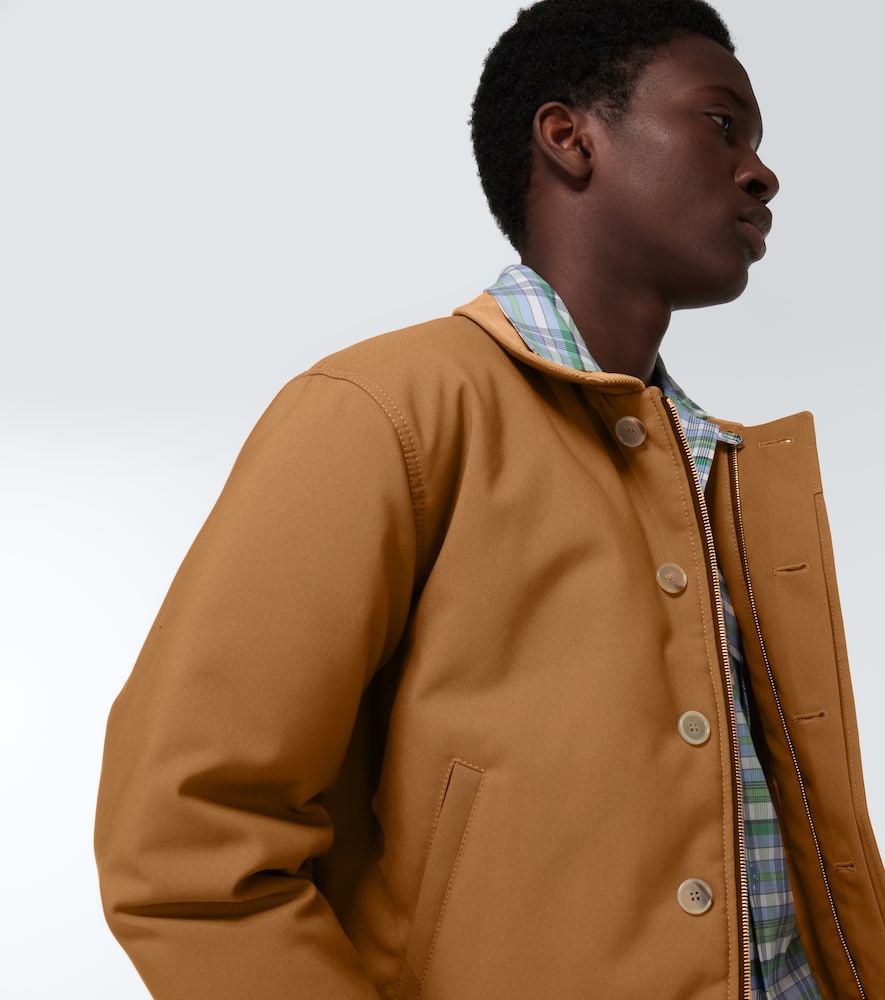 Marni Jacke Aus Einem Baumwollgemisch In Earth Of Siena