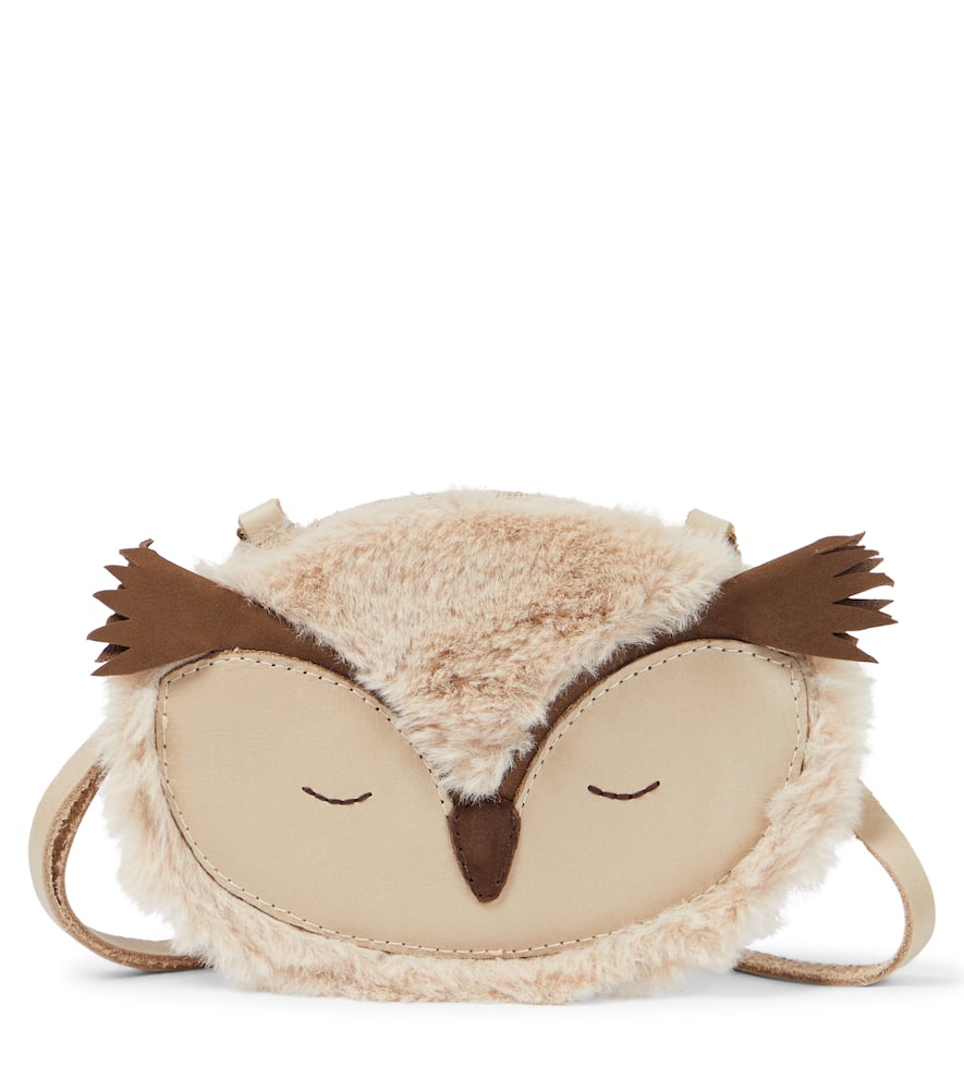 Donsje Britta Owl leather shoulder bag