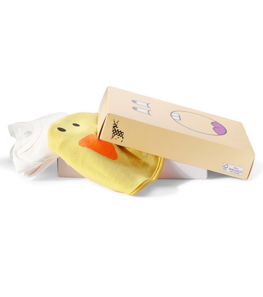  Stella Mccartney Kids Stella Mccartney Kids Baby Set Aus Strampler Und Lätzchen 