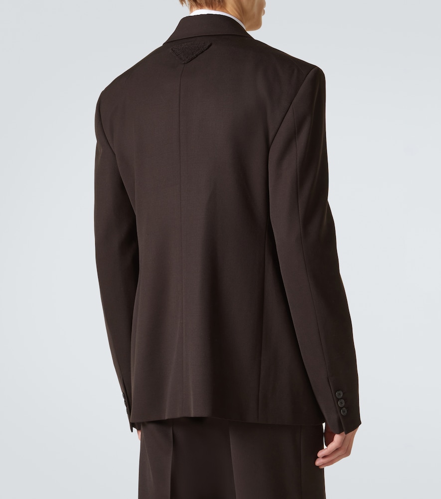 Prada Prada Virgin Wool Gabardine Blazer 