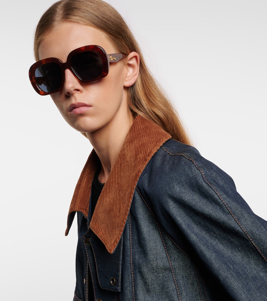 Loewe Oversized Sunglasses In Brown