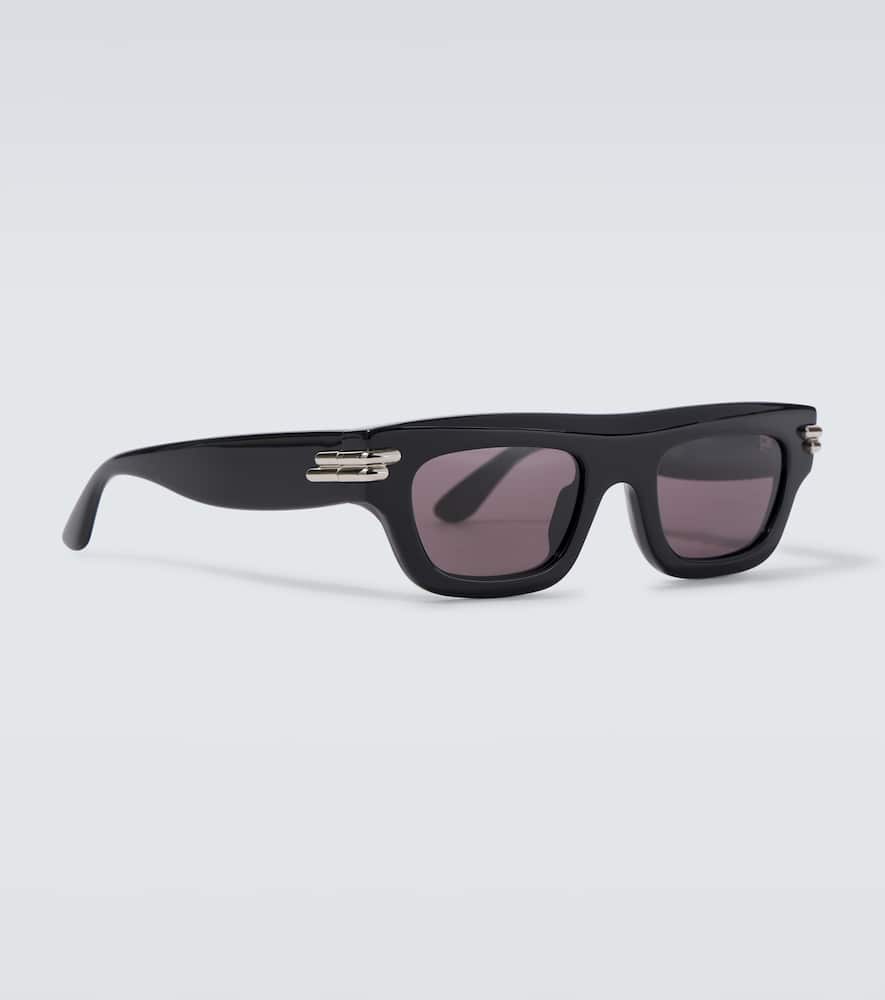 Bottega Veneta Bold Ribbon Aviator Sunglasses In Black
