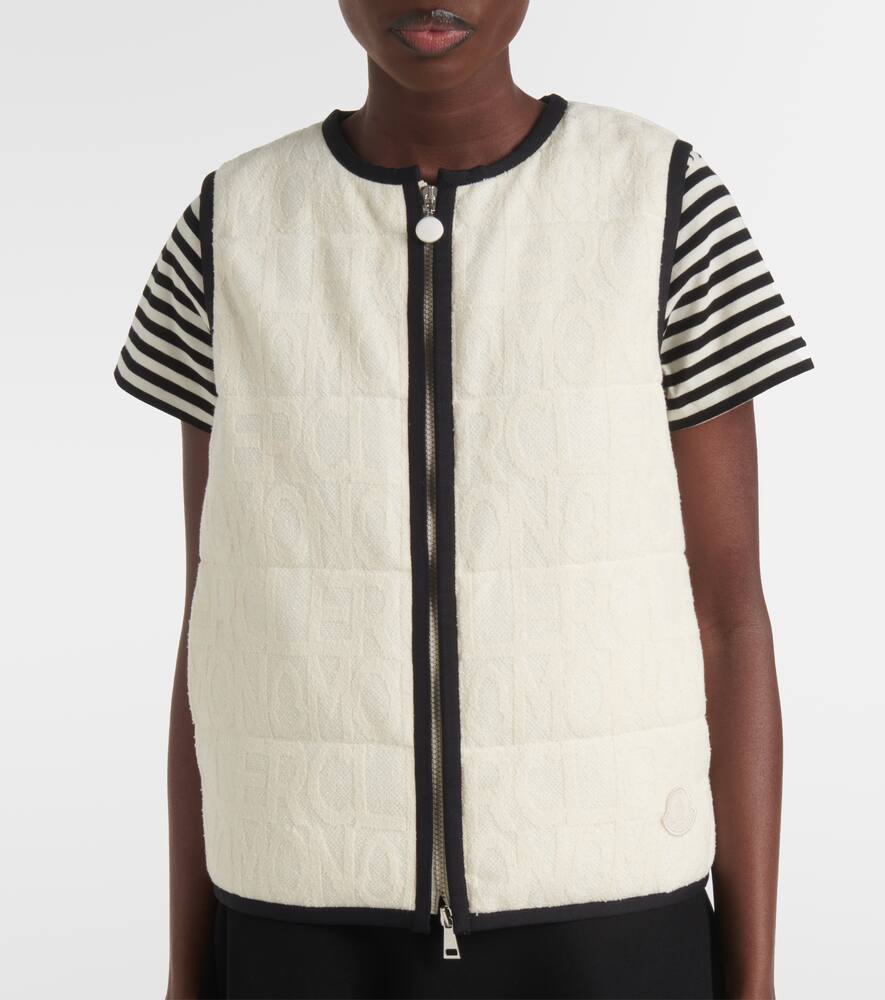 Moncler Smanicato Gilet In White