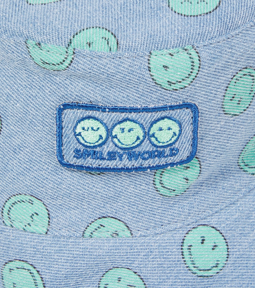  The New Society The New Society Smiley Denim Bucket Hat 