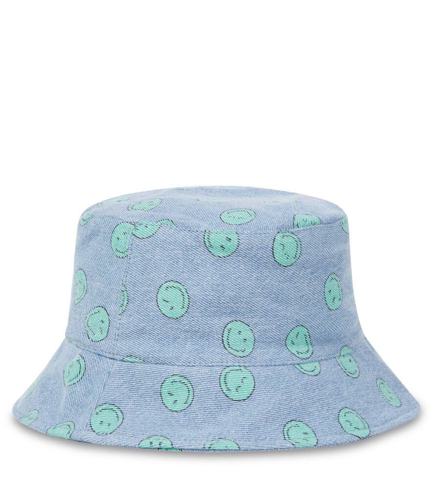  The New Society The New Society Smiley Denim Bucket Hat 