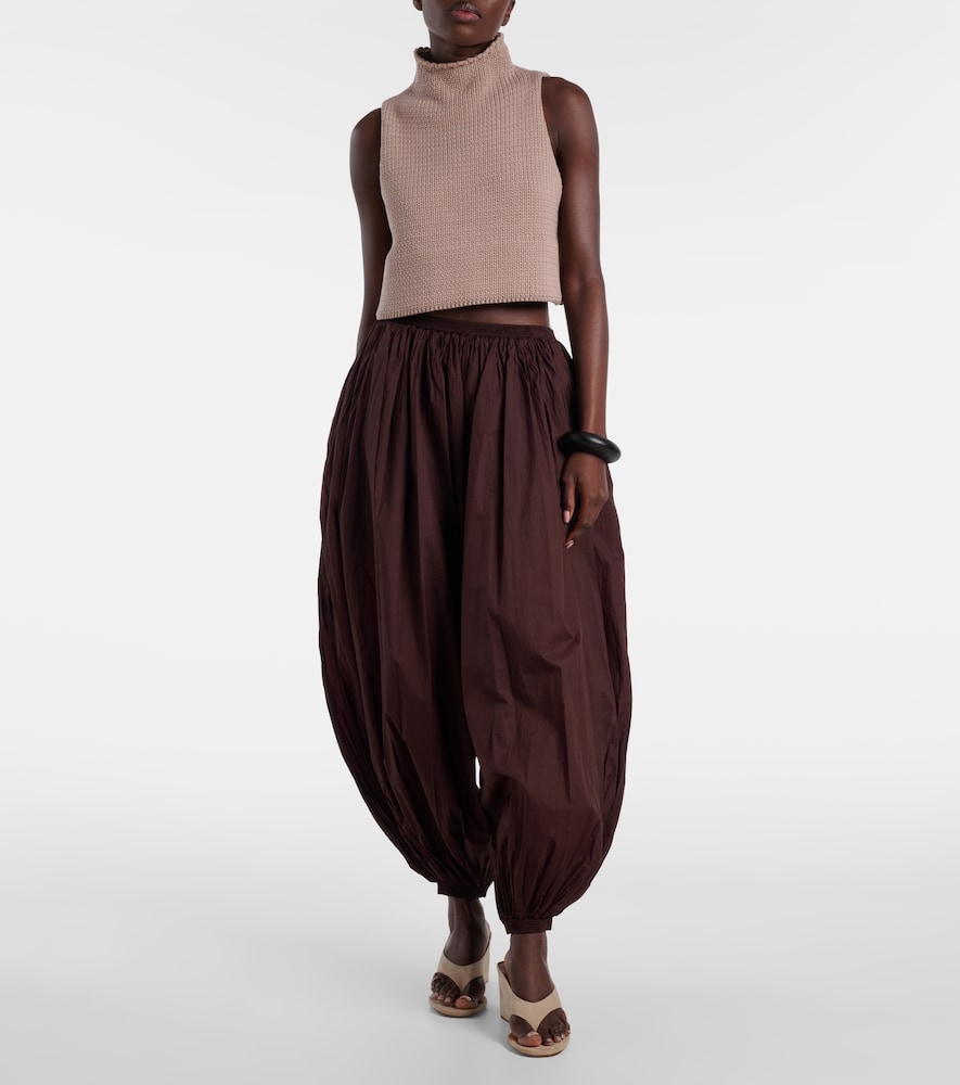  Alaia Alaïa Cropped-top Aus Einem Baumwollgemisch 