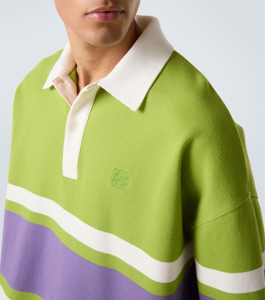  Loewe Loewe Striped Cotton Polo Sweater 
