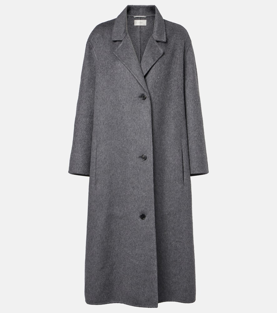 The Row Gustaf Cashmere Coat In Green