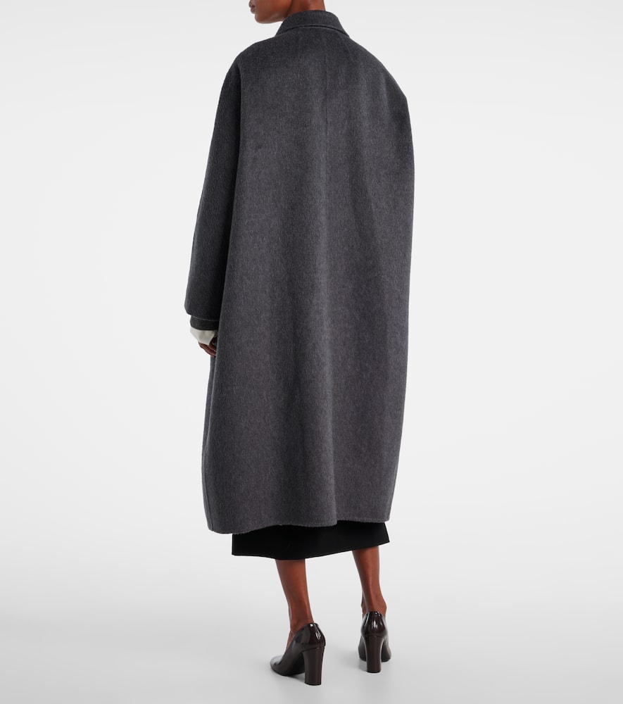 The Row Gustaf Cashmere Coat In Green
