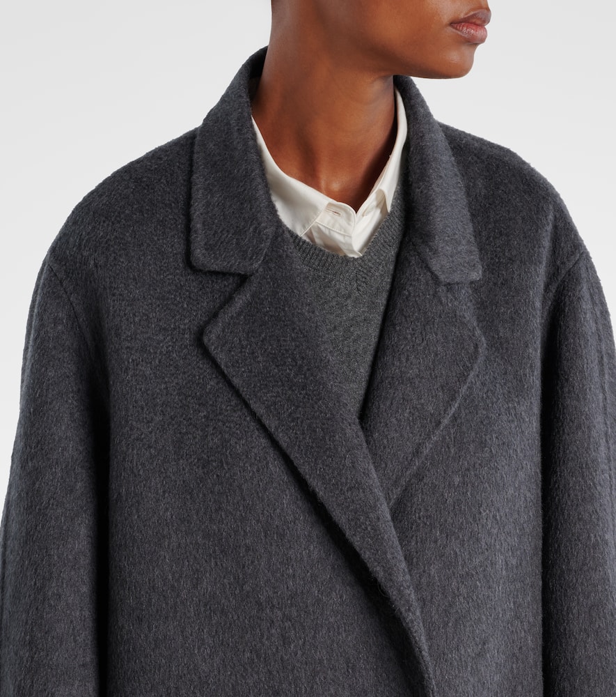 The Row Gustaf Cashmere Coat In Green