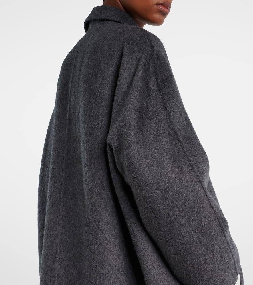 The Row Gustaf Cashmere Coat In Green