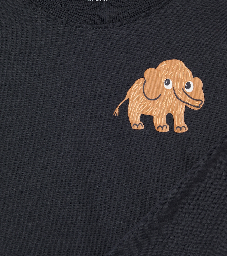  Mini Rodini Mini Rodini Top Mammoth Aus Baumwoll-jersey 