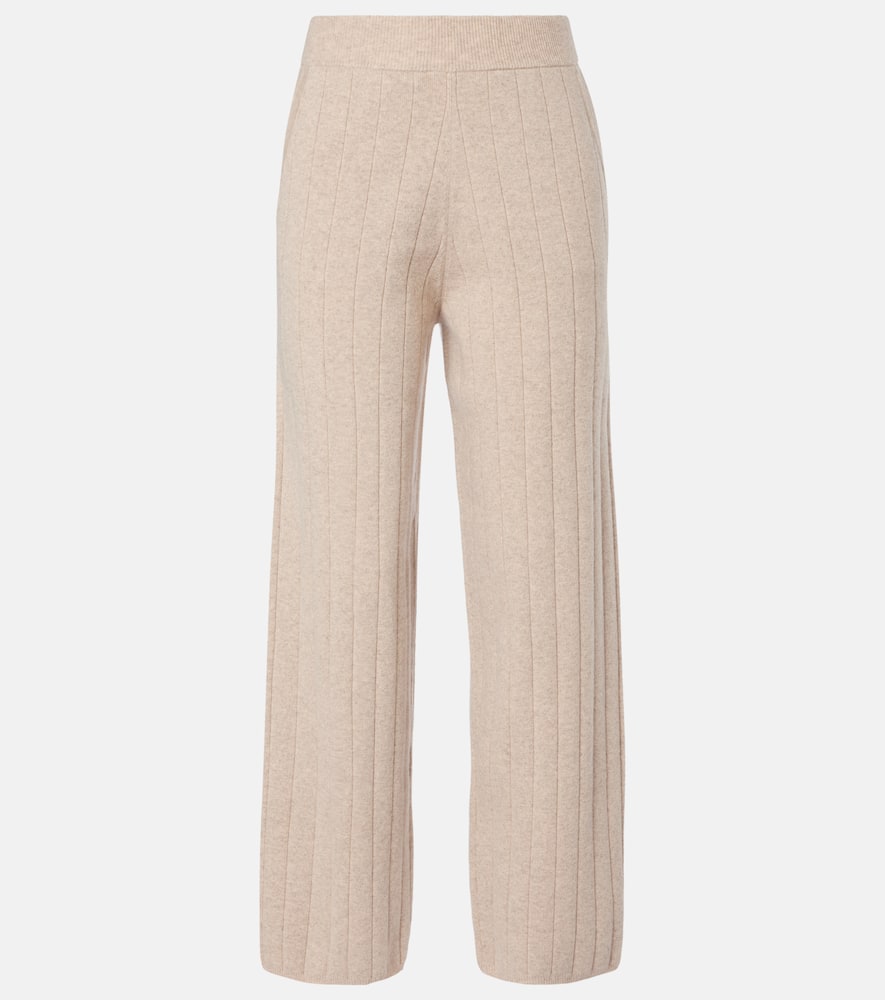 Jardin ribbed-knit cashmere sweatpants