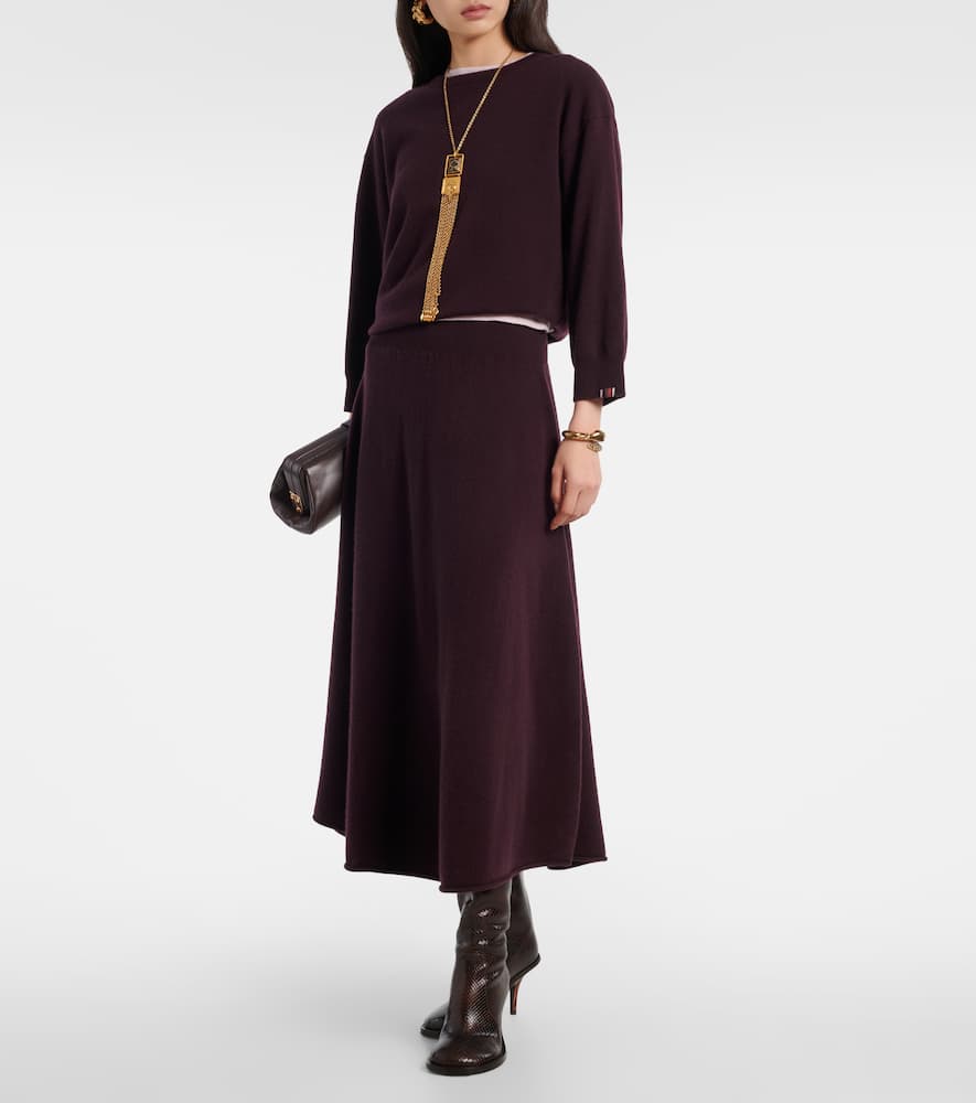 Extreme Cashmere Jewel Cashmere Sweater In Brown
