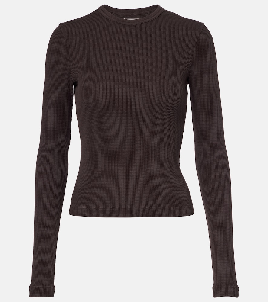 Citizens of Humanity Pilar waffle-knit cropped cotton top | Thumbnail 6 Citizens of Humanity Pilar waffle-knit cropped cotton top | Thumbnail 6
