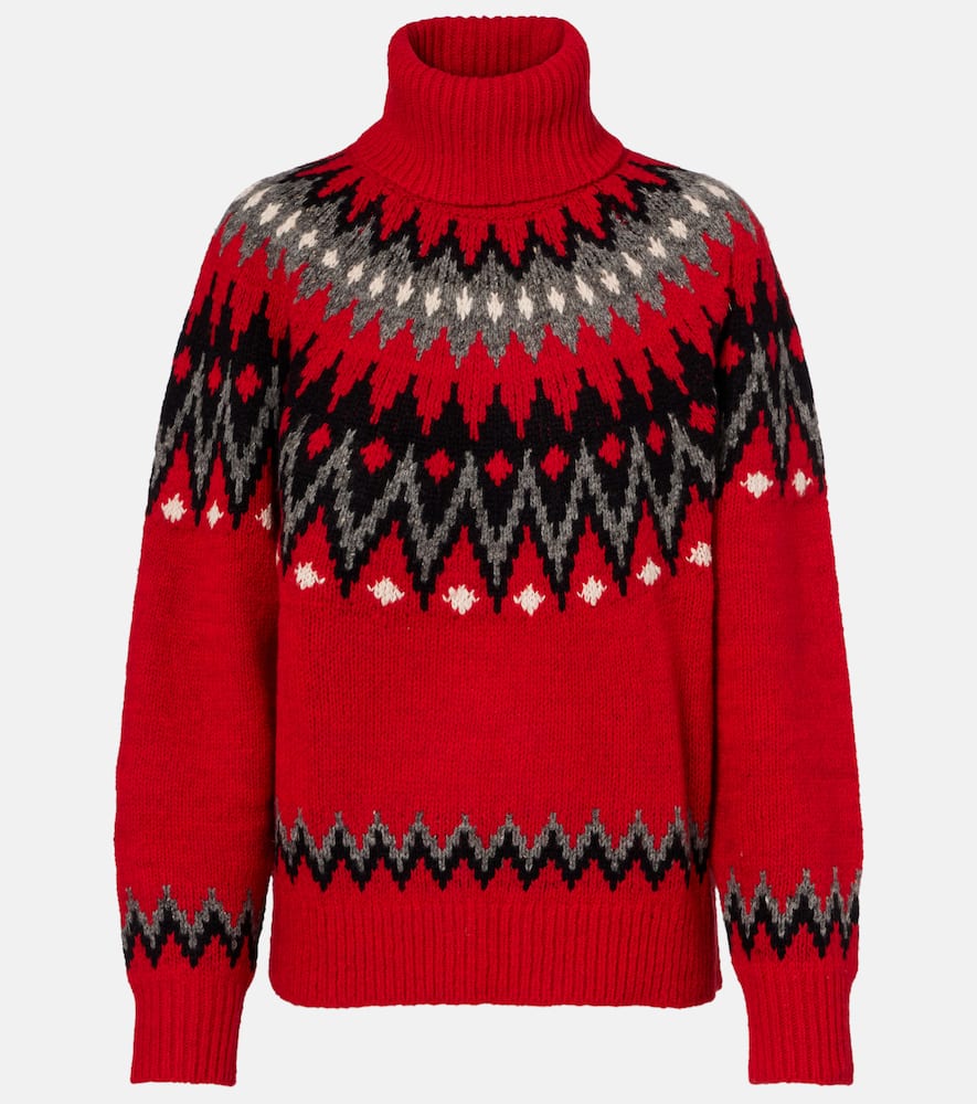 Polo Ralph Lauren Wool Turtneleck Sweater In Multi