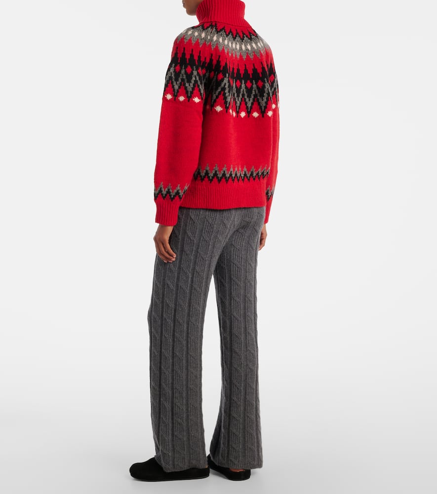 Polo Ralph Lauren Wool Turtneleck Sweater In Multi