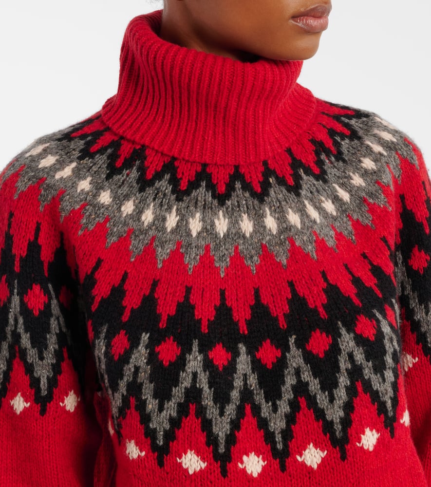 Polo Ralph Lauren Wool Turtneleck Sweater In Multi