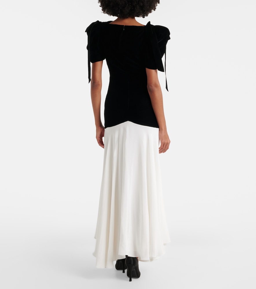  Rodarte Rodarte Robe Aus Seide Und Samt 