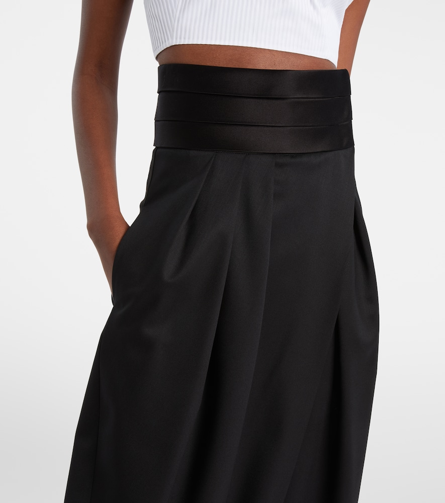  Alaia Alaia Wool Wide-leg Pants 