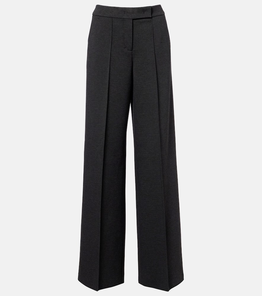 Dorothee Schumacher Emotional Essence Jersey Wide-leg Pants In Gray