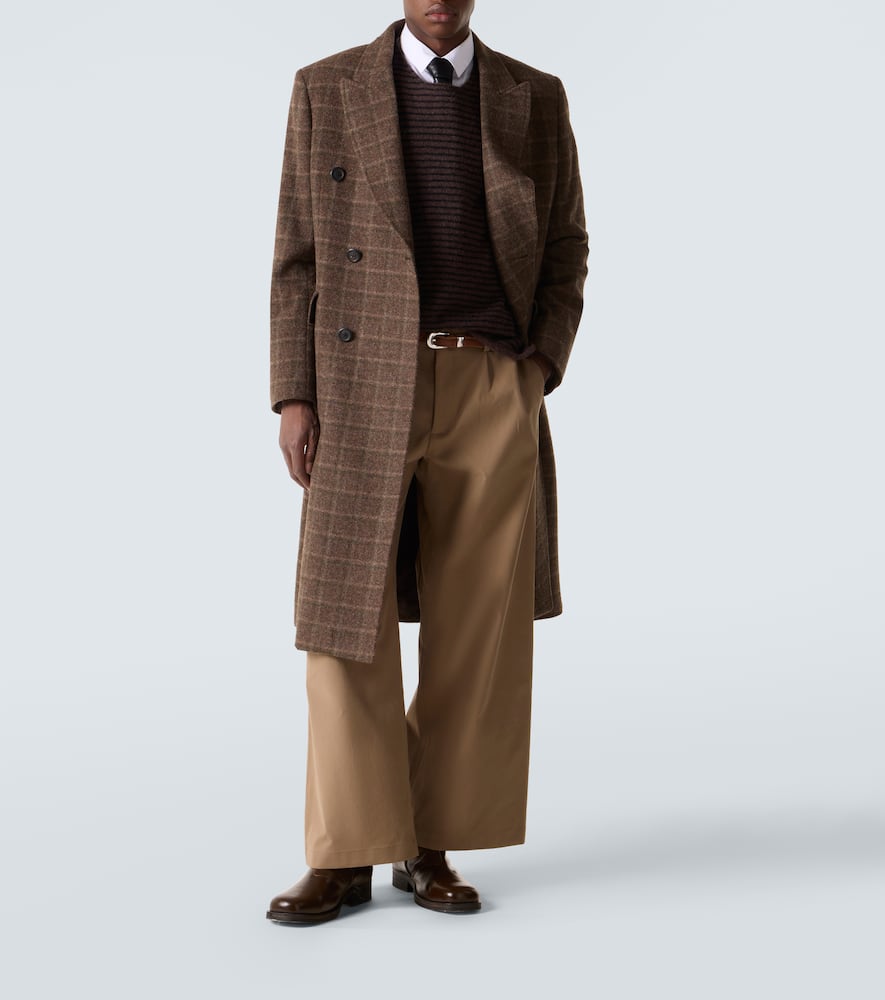 Our Legacy Rigid Popover Alpaca-blend Sweater In Brown