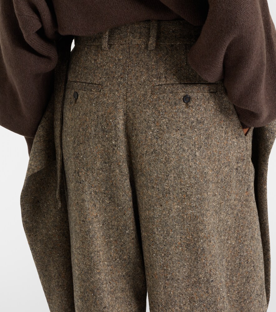  Jw Anderson Jw Anderson Asymmetric Wool Wide-leg Pants 