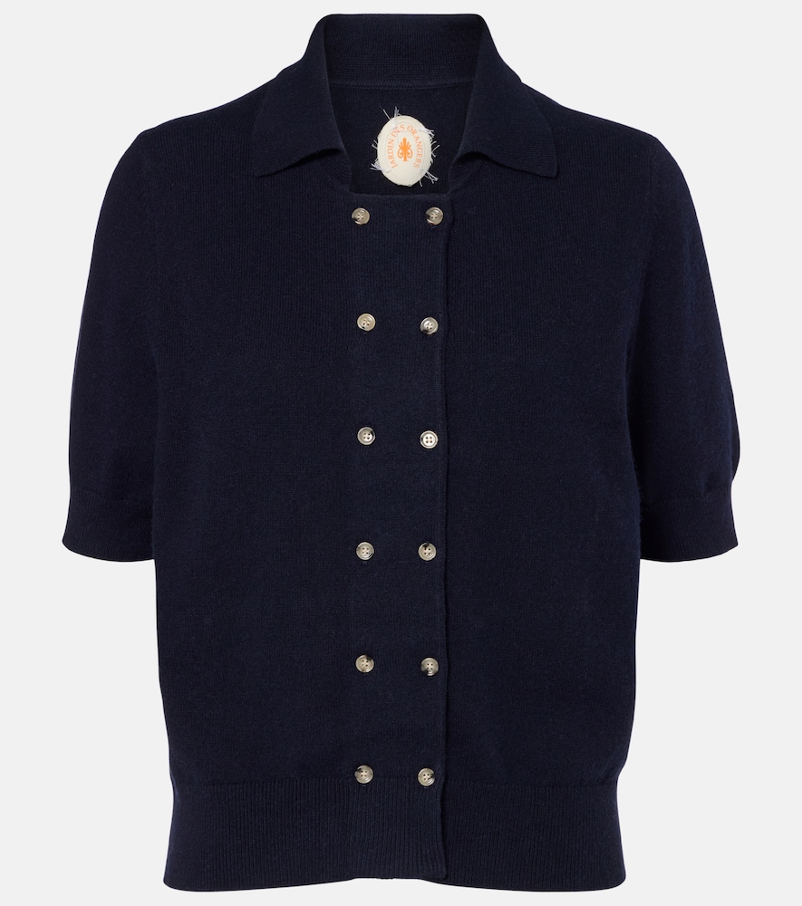 Jardin des Orangers Cotton and cashmere polo shirt