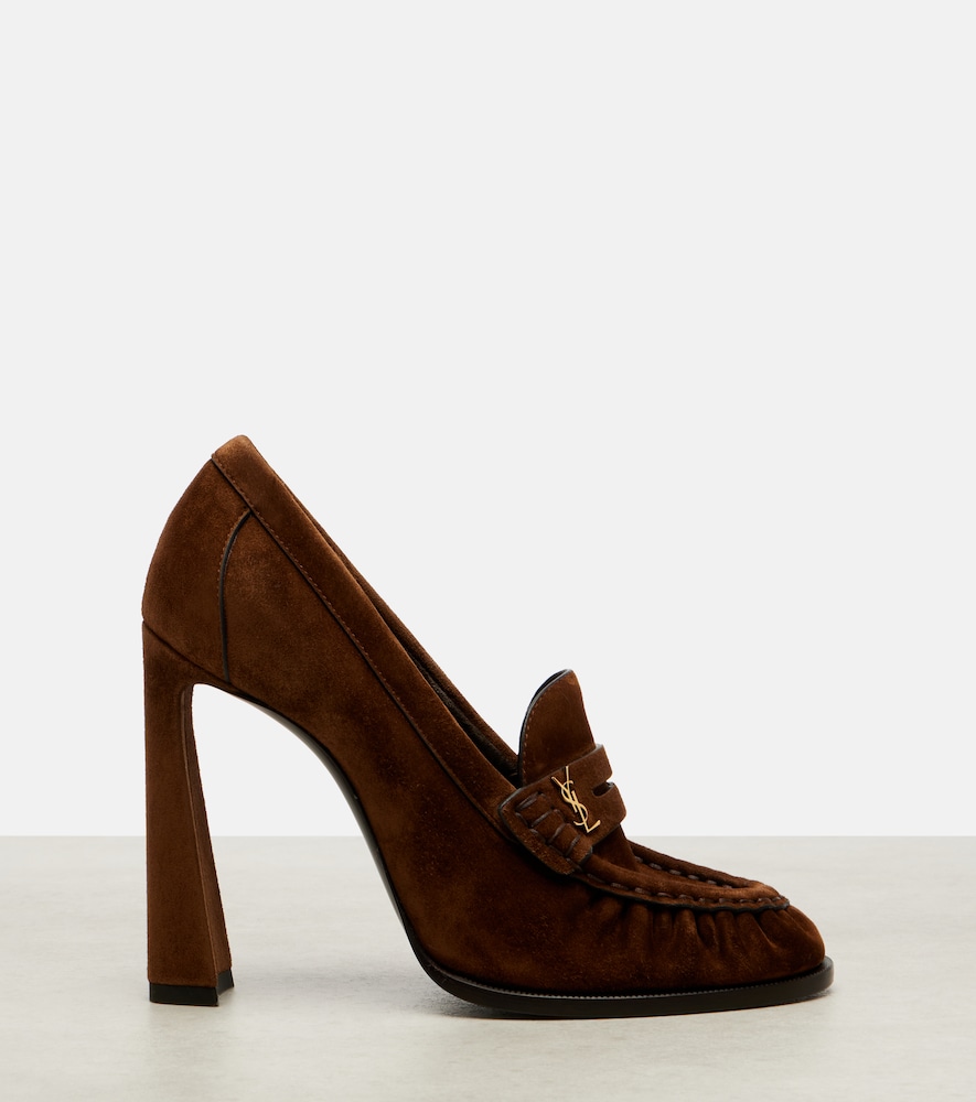  Saint Laurent Saint Laurent Le Loafer 110 Suede Loafer Pumps 