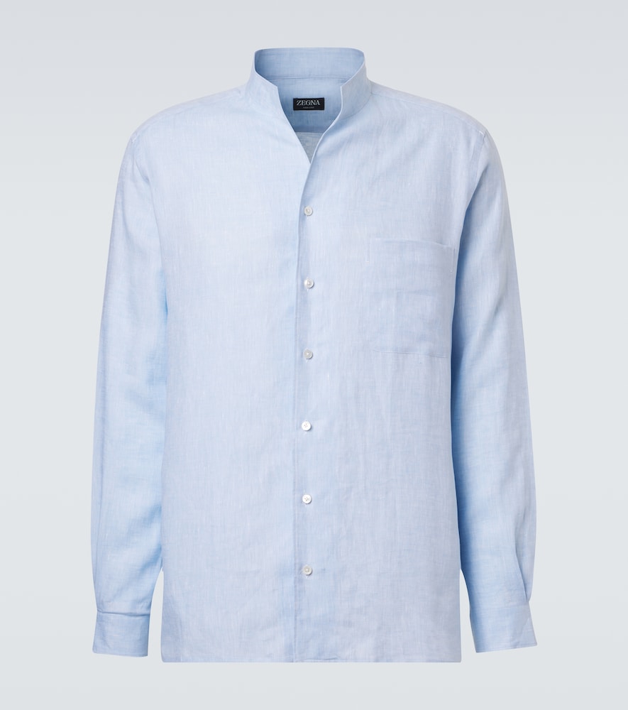 Zegna Linen chambray shirt