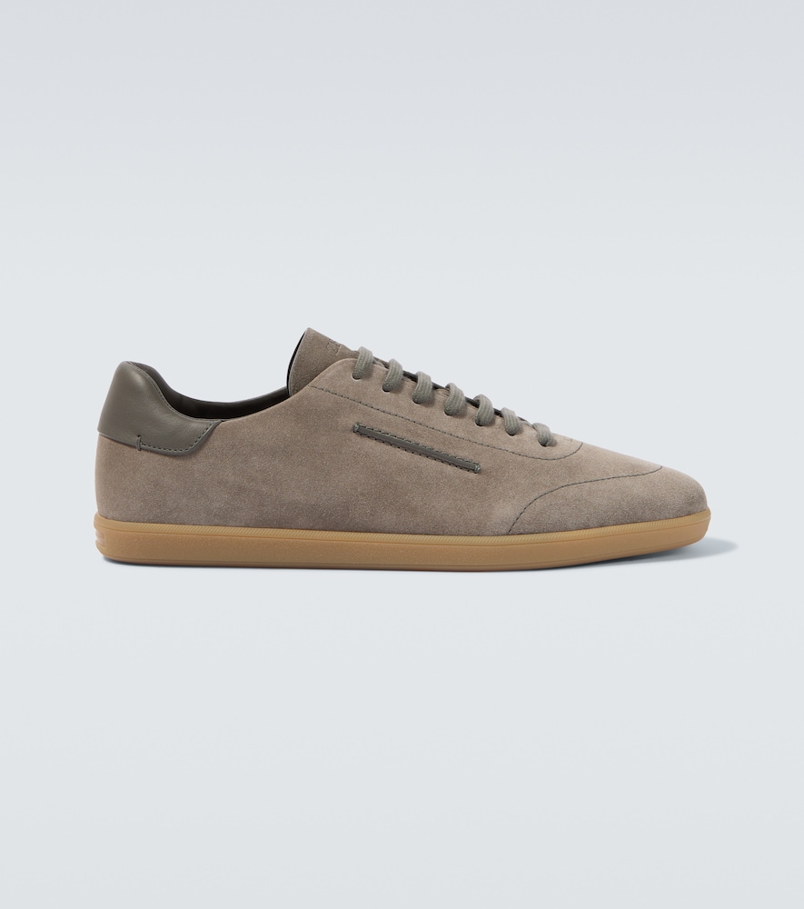 Zegna 232 suede sneakers