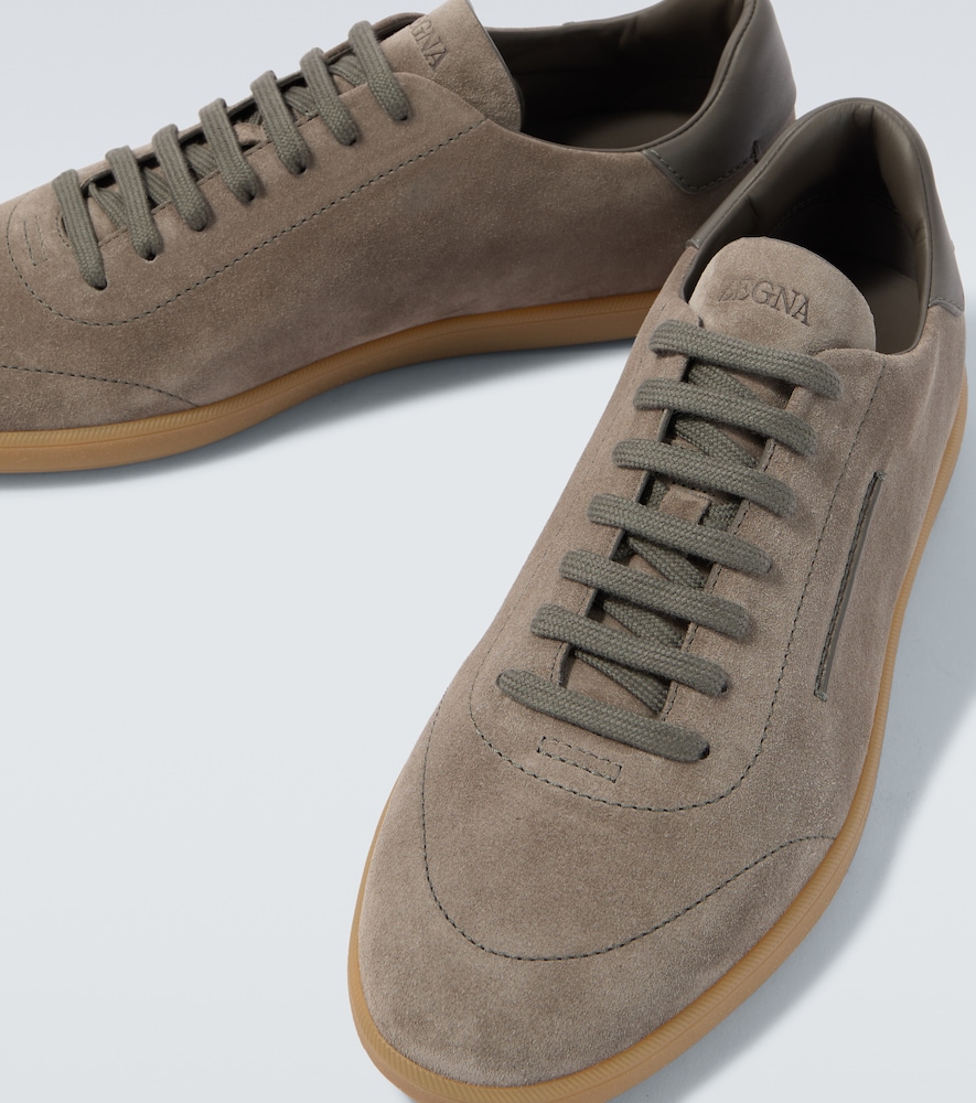  Zegna Zegna Sneakers 232 Aus Veloursleder 