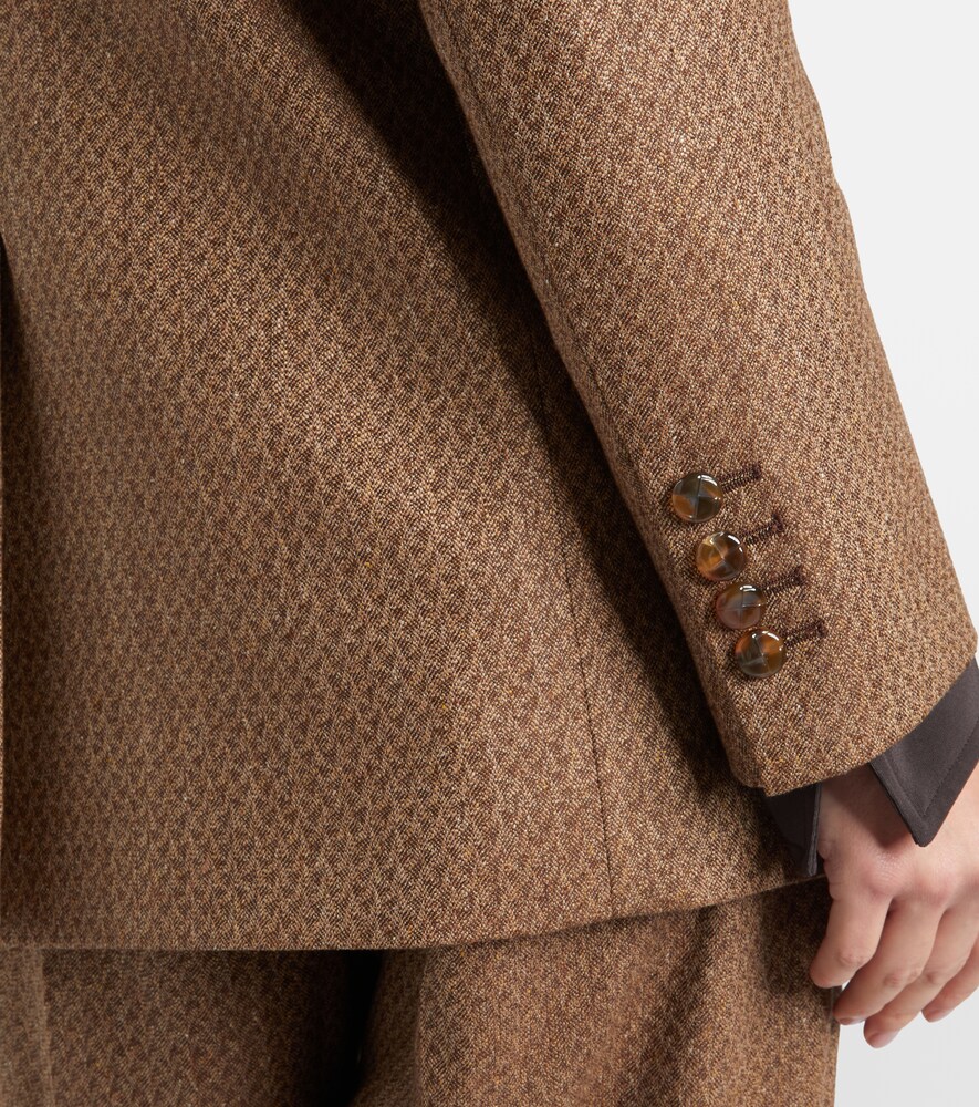  Blaze Milano Blazã© Milano Amel Everyday Silk And Wool Blazer 
