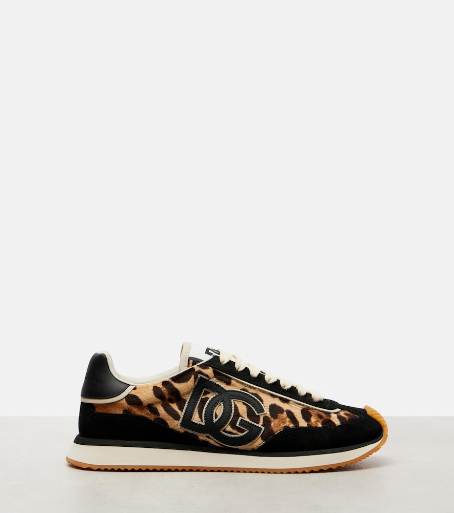 Dolce&Gabbana Dg Cushion Calf Hair And Sneakers