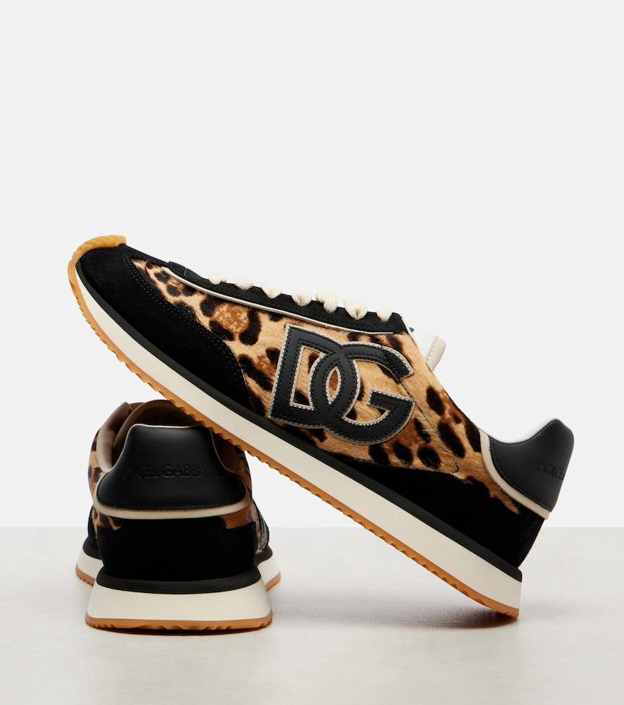 Dolce&Gabbana Dg Cushion Calf Hair And Sneakers