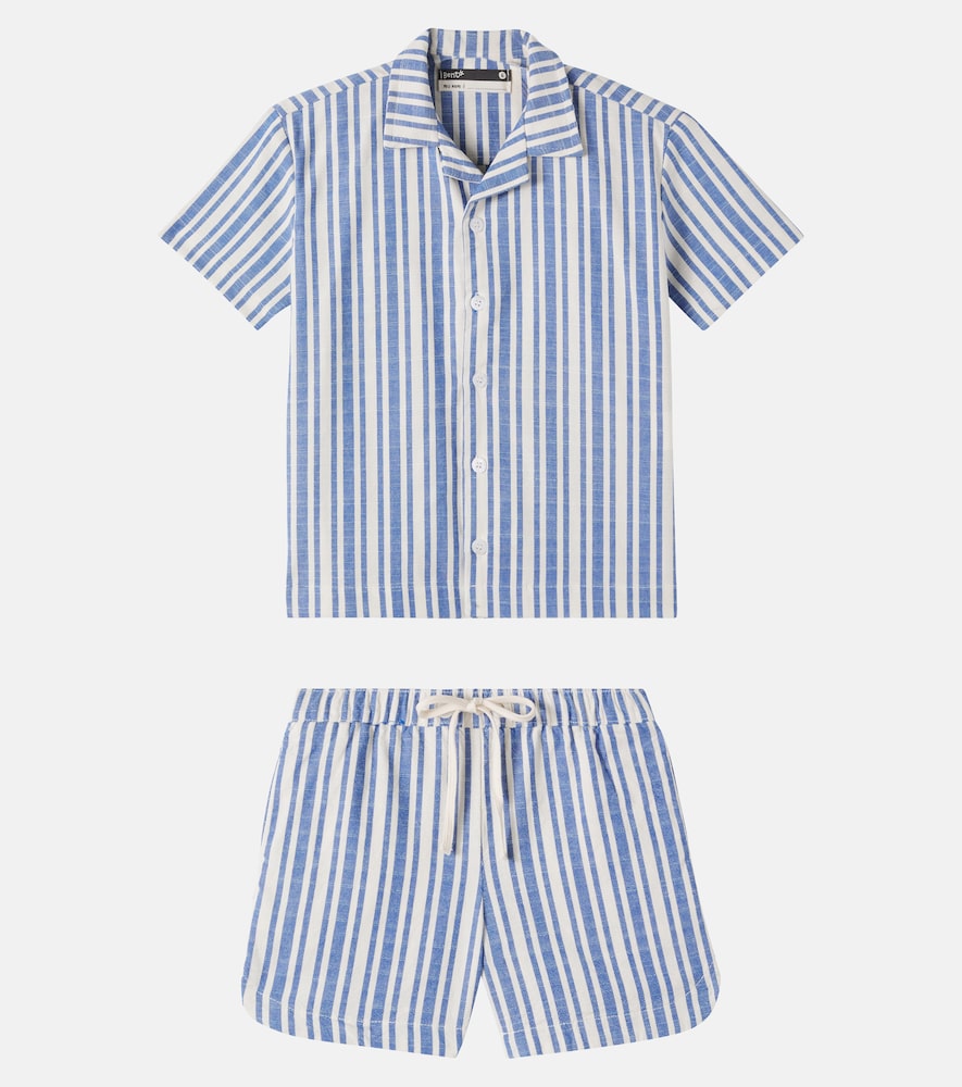 Fabula Fábula Set Aus Hemd Und Shorts Aus Baumwolle 