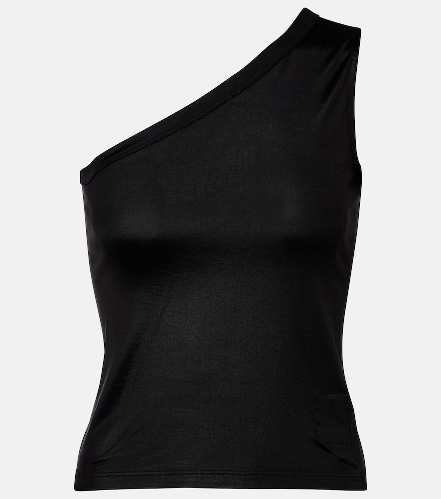 Rick Owens Ziggy one-shoulder jersey top