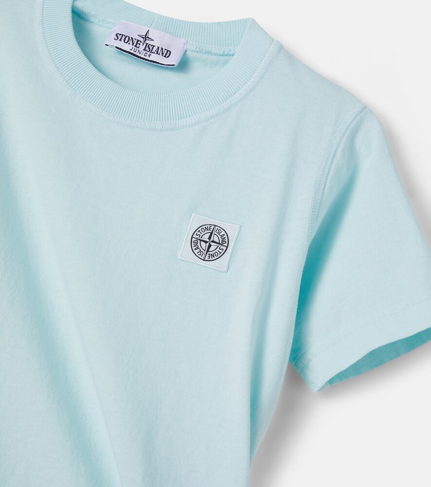  Stone Island Junior Stone Island Junior Compass Cotton Jersey T-shirt 