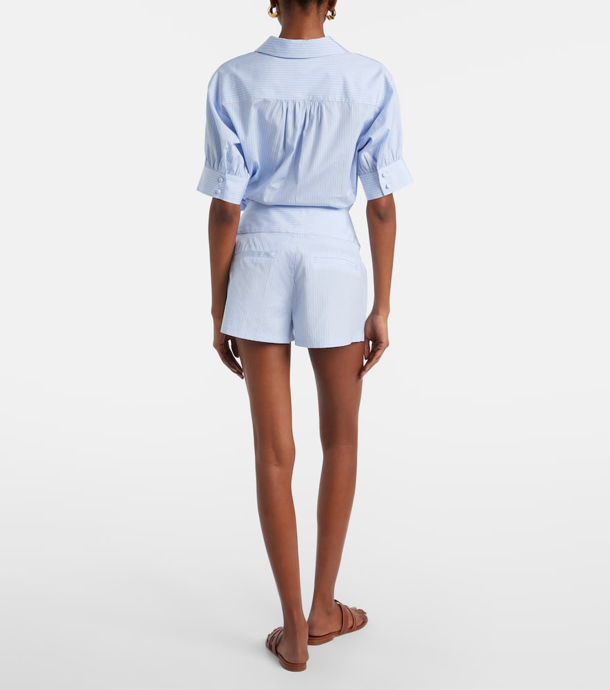  Frame Frame Shorts Harbor Aus Baumwollpopeline 