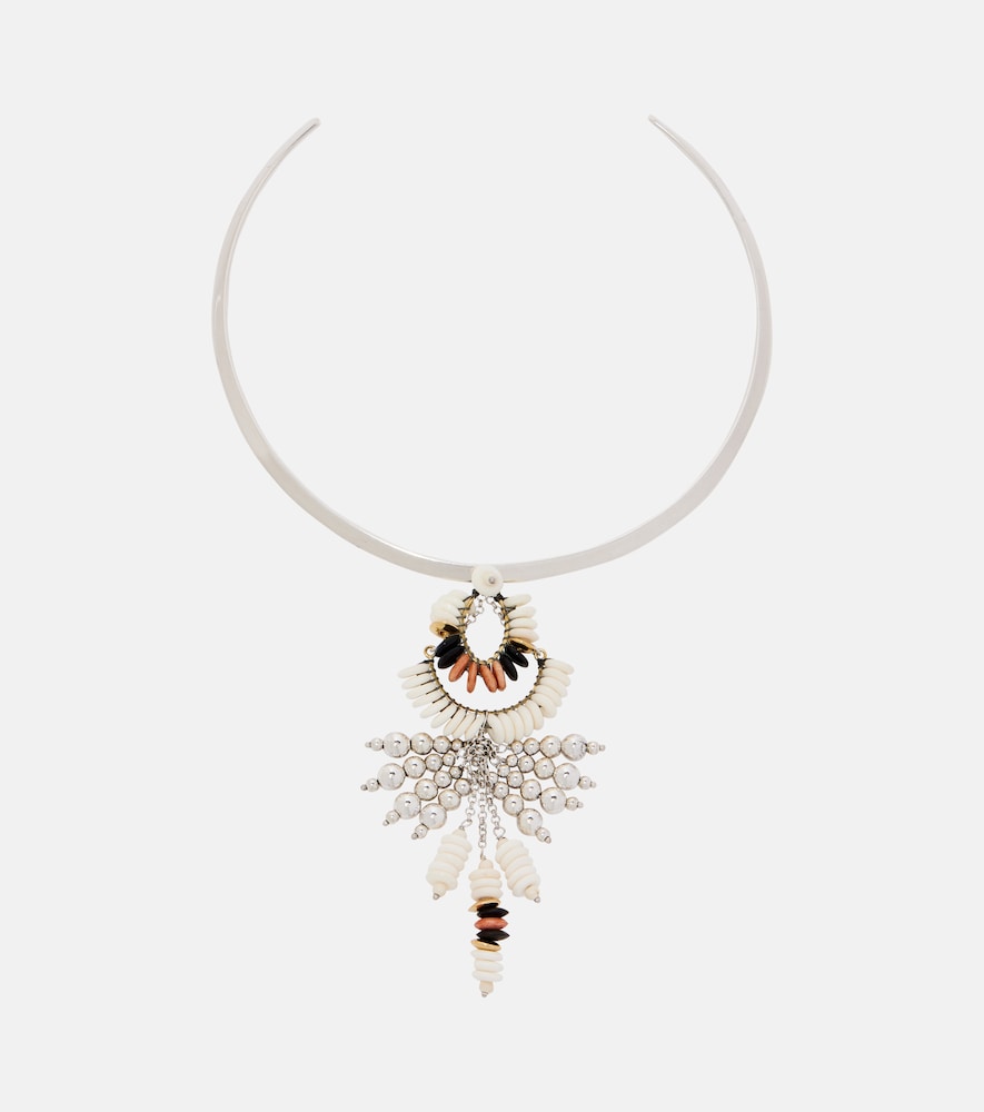 Isabel Marant Lyna beaded pendant necklace