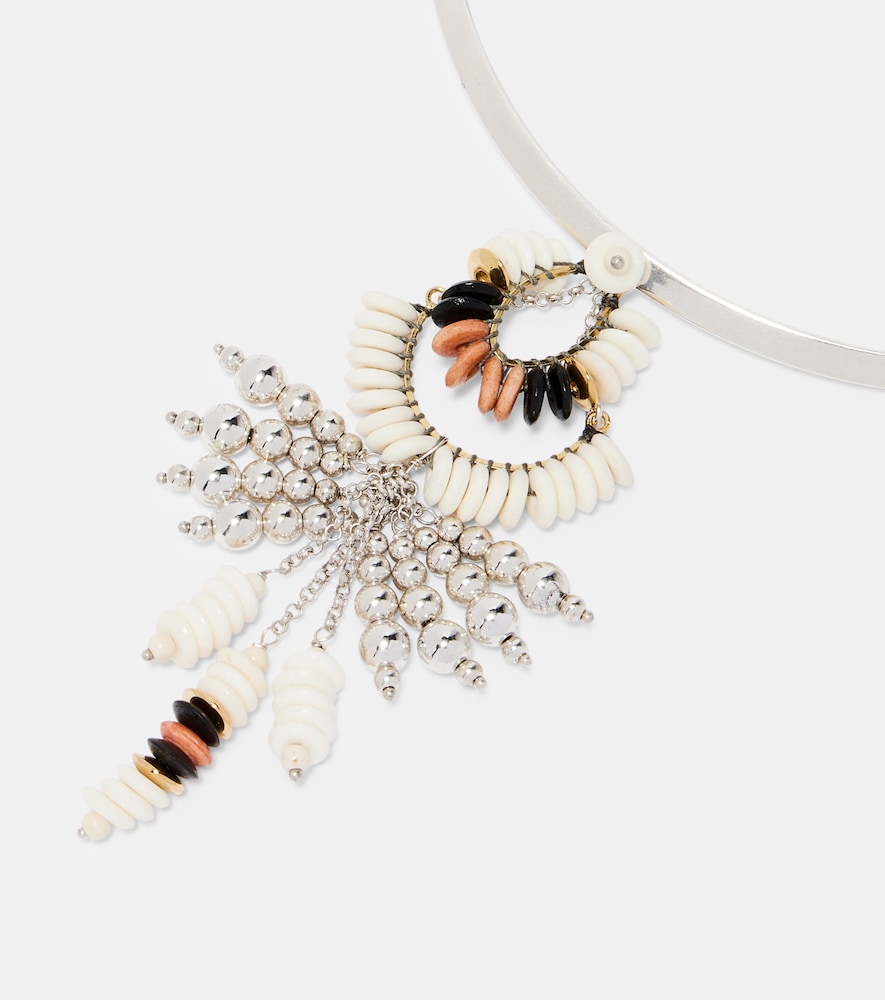  Isabel Marant Isabel Marant Lyna Beaded Pendant Necklace 