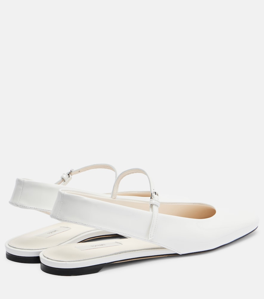  Toteme Toteme Mary-jane-ballerinas Aus Lackleder 